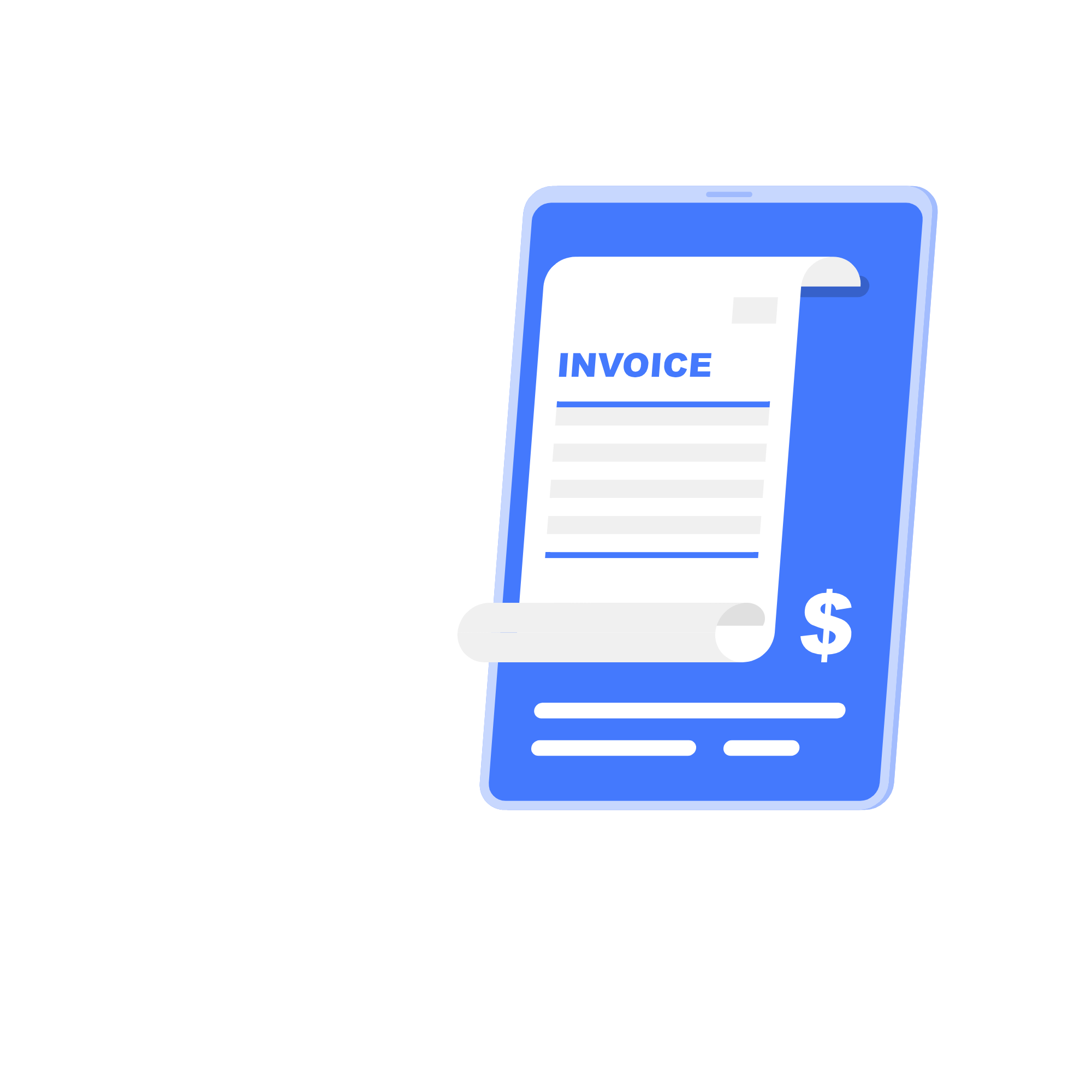 create invoices on the go